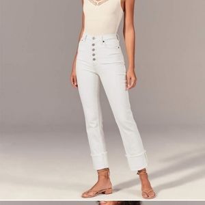 Abercrombie Ultra High Rise Straight Jeans